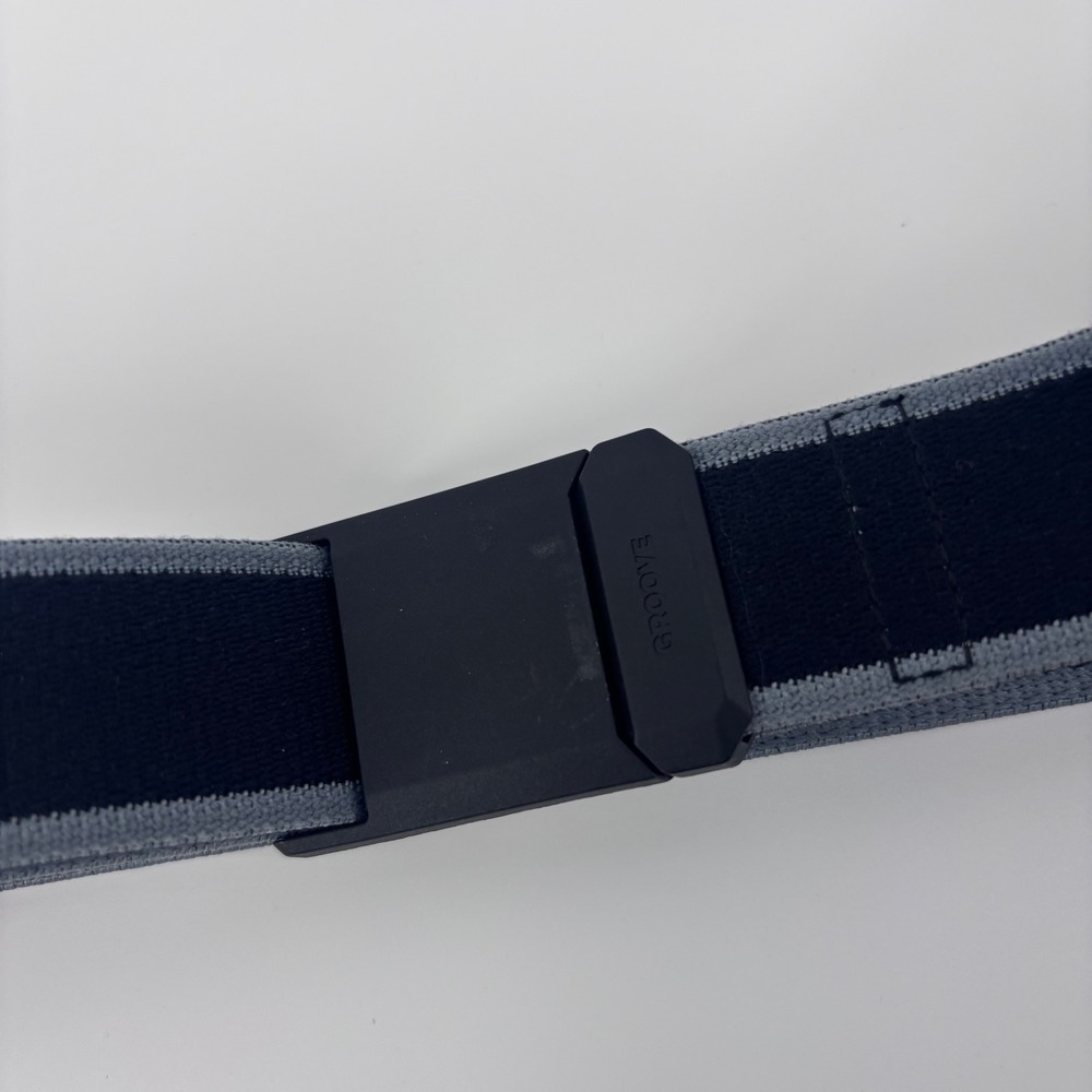 Groove Life Groove Belt Mens OS Black Gray Magnetic Buckle Stretch Tactical EDC